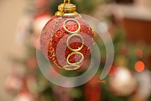 Christmas decoration balls heart ornament holidays christmas time