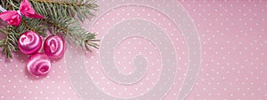 Christmas decoration banner in 8 x 3 resolution