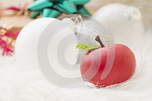 Christmas decoration with baubles