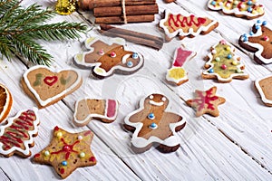 Christmas decoration with cookies