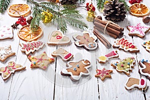 Christmas decoration with cookies