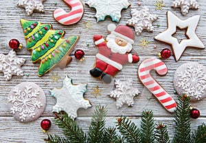 Christmas decoration with cookies