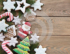 Christmas decoration with cookies