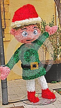 Christmas decoration in Cubelles, Tarragona