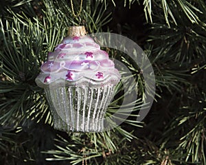 Christmas Decoration Cup Cake