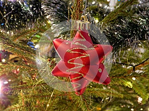 Christmas decoration daub