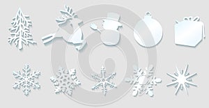 Christmas decoration elements photo