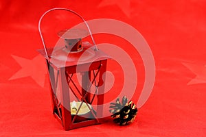 Christmas decoration, Christmas, landscape, red