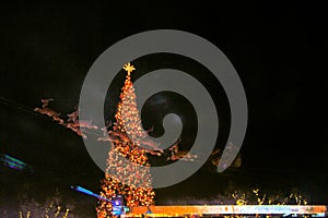 The Farmers Market at Christmas time, Los Angeles, USA