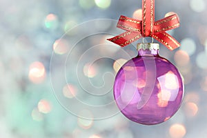 Christmas Decoration - Magic bokeh bauble background