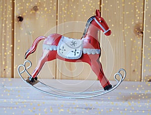 Christmas decoration, rocking horse