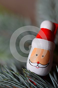 Christmas decoration with santa