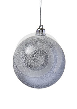 Christmas decoration silver ball