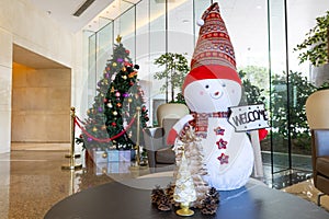 Christmas decoration snow man