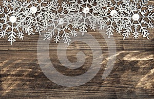 Christmas decoration snowflakes with snowfall effectChristmas de