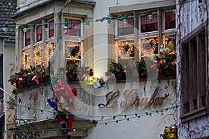 Christmas decoration, Strasbourg, Alsace, France