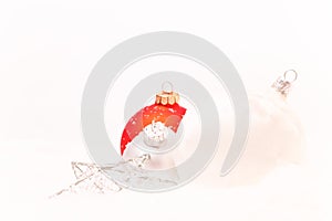 Christmas Decoration On White