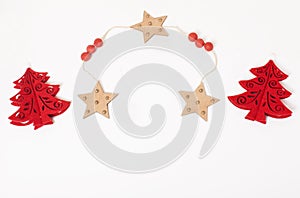 Christmas decoration , white background