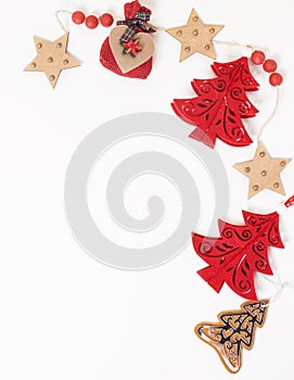 Christmas decoration , white background