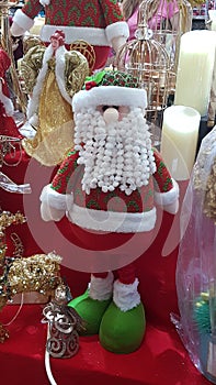 The Christmas decorations arts design festival in galery shop photo