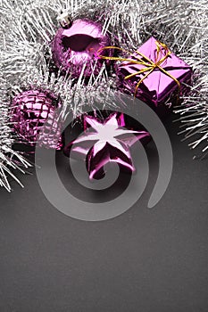 Christmas decorations background