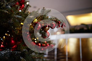 Christmas decorations on the Christmas tree