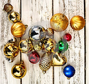 Christmas decorations design of Xmas balls ornaments