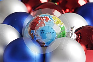 Christmas decorations and world