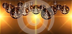 Christmas decorative ball, light and star