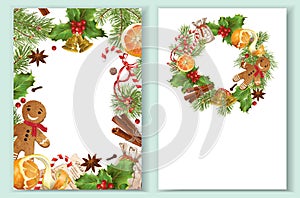 Christmas decorative banners