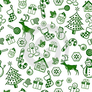 Christmas decorative pattern