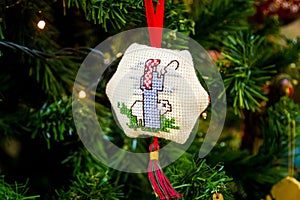 Christmas decorative small pillow