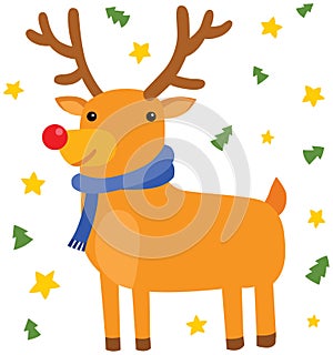 Christmas Deer Standing