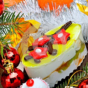 Christmas delicious cake