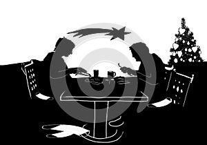 Christmas dinner at covid19 time