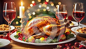 Christmas Dinner, Holidy Meal, Turkey