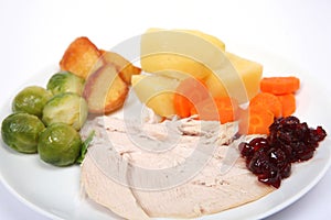 Christmas dinner horizontal