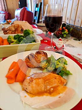 Christmas Dinner special ,roast chicken with all the trimmings