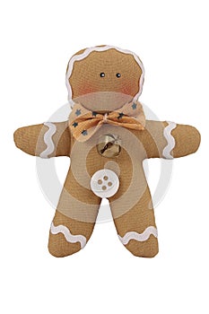 Christmas doll isolated