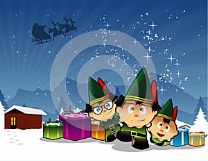 Christmas dwarfs photo