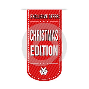 Christmas edition banner design photo