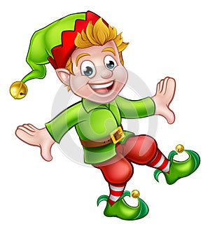 Christmas Elf Cartoon Character