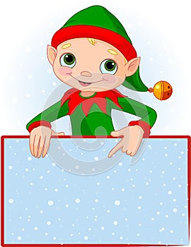 Christmas Elf Place Card