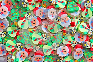 Christmas erasers