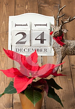 Christmas Eve Date On Calendar. December 24