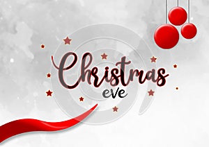 Christmas eve digital card for content creation