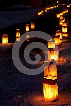 Christmas Eve Luminarias