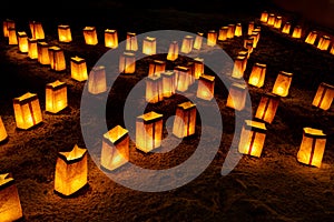 Christmas Eve Luminarias