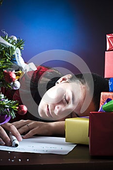 Christmas exhaustion