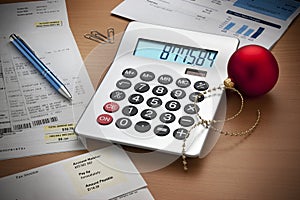 Christmas Expenses Bills Calculator Debts